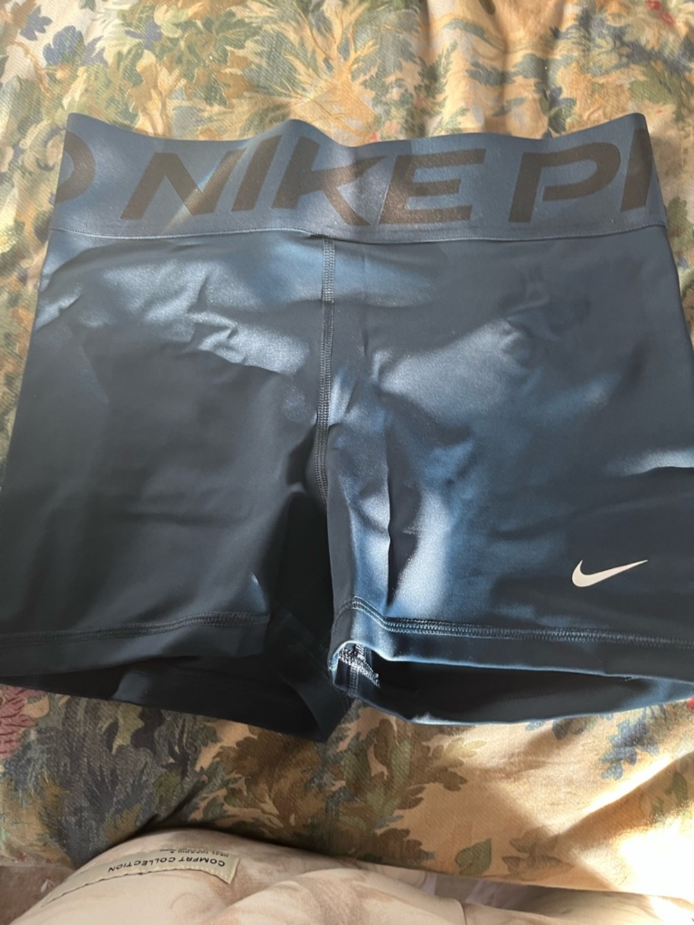 Nike Dri-FIT Blue Athletic Compression Shorts